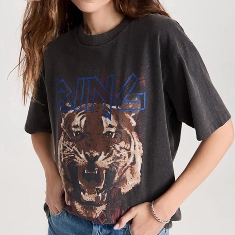 Anine Bing Tiger T-shirt in Medium